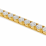 Portuguese Cut Tennis Bracelet 71661