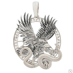 Predator Triumph Eagle Over the Serpent Pendant .999 Silver 70746 - Image 1