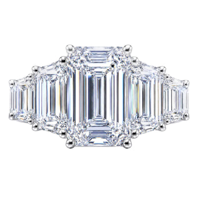 14K Gold Squeeze Lab-Grown Diamond Engagement Ring