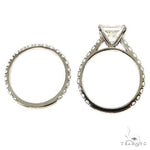 Princess Cut Diamond Engagement Ring Set 68836 - Image 6