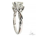 Princess Cut Diamond Engagement Ring (Lab) 68194 - Image 3