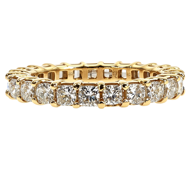 Princess Cut Diamond Ring (Lab) in 14K gold