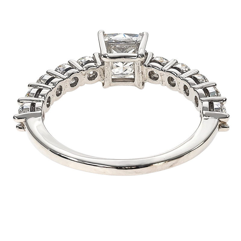 Princess Diamond Engagement Ring in 14K gold, view 5