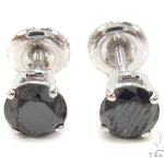 Prong Black Diamond Earrings 36021 - Image 1
