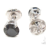 Prong Black Diamond Earrings 36021 - Image 4