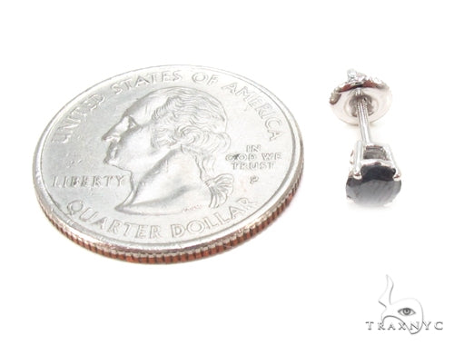 Prong Black Diamond Earrings 36021 - Image 5