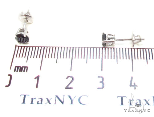 Prong Black Diamond Earrings 36021 - Image 6