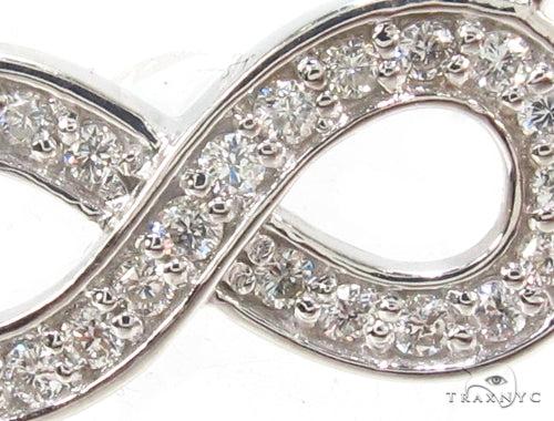 Diamond Ribbon Eternity Necklace 35257 - Image 3