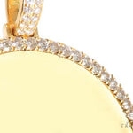 14K Gold Customizable Photo Pendant 2.5 inches 64680 - Image 4