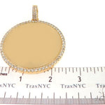 14K Gold Customizable Photo Pendant 2.5 inches 64680 - Image 7