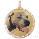14K Gold Customizable Photo Pendant 2.5 inches 64680 - Image 8