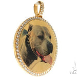 14K Gold Customizable Photo Pendant 2.5 inches 64680 - Image 9