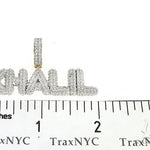 Special Custom Yellow Gold Ice Out Diamonds Name Khali Pendant 65257 - Image 6