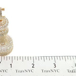 14K Yellow Gold Chess Piece Dimond Pendant 65743 - Image 6