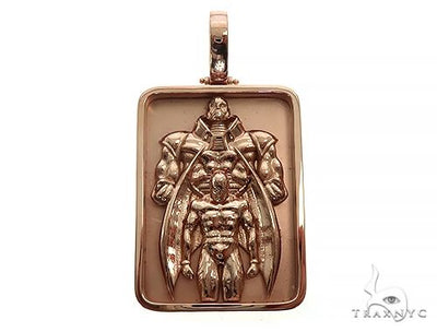Custom Made 14K Rose Gold Apocalypse Pendant 66178 - Image 1