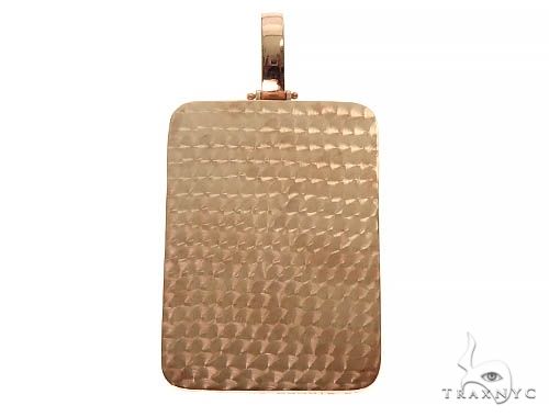 Custom Made 14K Rose Gold Apocalypse Pendant 66178 | TraxNYC