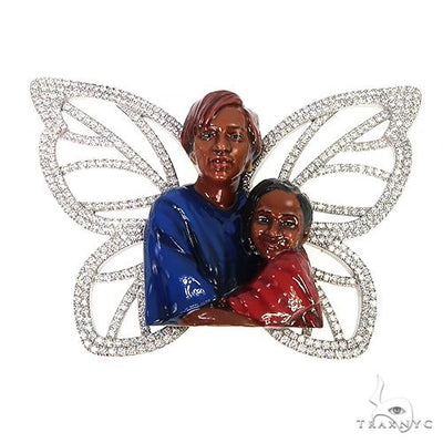 Custom Made 3D Memorial Pendant 67341 - Image 1