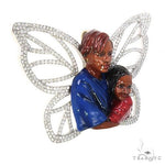 Custom Made 3D Memorial Pendant 67341 - Image 2