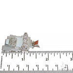 Silver Diamond Jesus Pendant With Franco Chain Set 67426 - Image 5