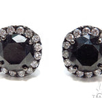 Prong Black Diamond Earrings 41185 - Image 1