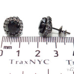 Prong Black Diamond Earrings 41185 - Image 5