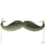 Prong Black Diamond Mustache Necklace 35266 - Image 4