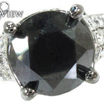 Prong Black Diamond Ring 27569 - Image 3