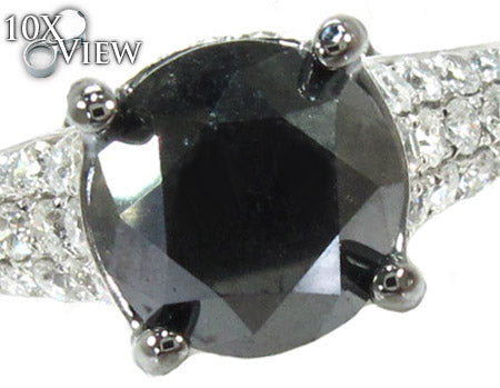 Prong Black Diamond Ring 27569 - Image 3