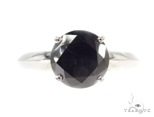 Prong Black Diamond Ring 36002 - Image 2