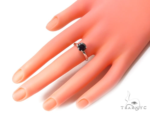 Prong Black Diamond Ring 36002 - Image 8