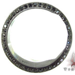 Prong Black Diamond Silver Ring 31700 - Image 5