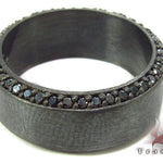 Prong Black Diamond Silver Ring 31700 - Image 6