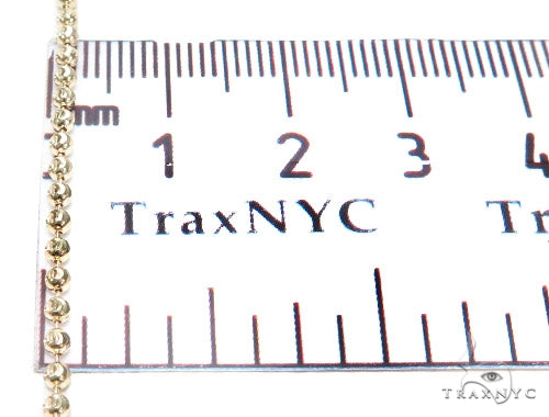 Prong Diamond 24k Gold Pendant Bar Moon Cut Chain 42206 - Image 11