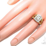 Prong Diamond Wedding Ring Set 41578 - Image 9