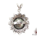 Prong Diamond Black Pearl Pendant 32066 - Image 4