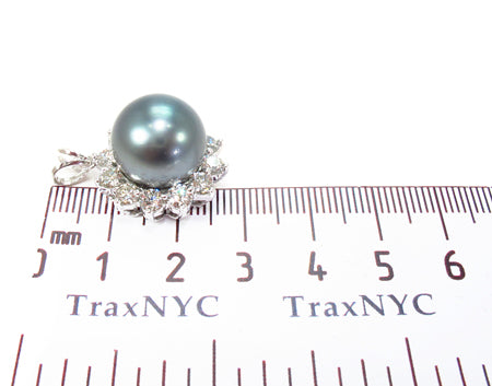 Prong Diamond Black Pearl Pendant 32066 - Image 7