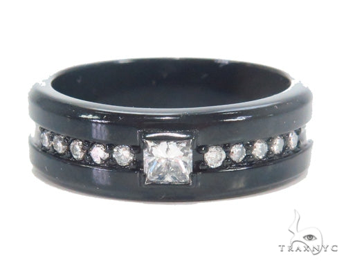 Prong Diamond Black Ring 43565 - Image 2