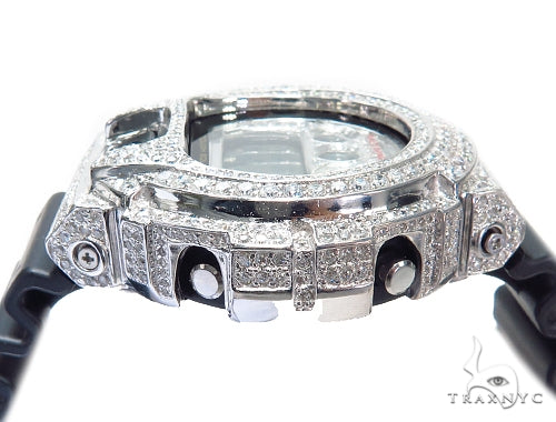 Prong Diamond Case G Shock Watch 41961 – TraxNYC