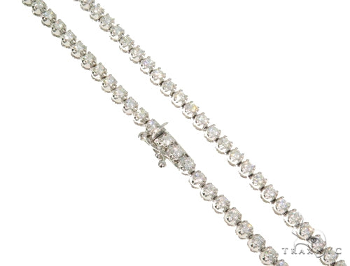 Diamond Plug Chain Prong Diamond Chain 32 Inches 6mm 44431