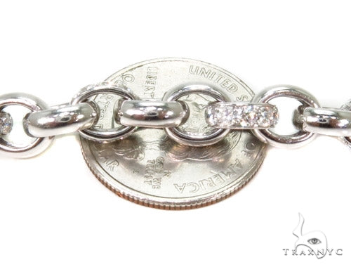 Prong Diamond Chain 26 Inches 8mm   37372 - Image 2