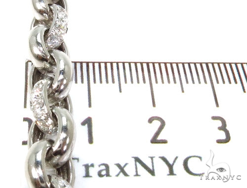 Prong Diamond Chain 26 Inches 8mm   37372 - Image 8