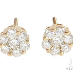Prong Diamond Cluster Earrings 56909 - Image 1