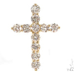 Prong Diamond Cougar Cross Crucifix 37430 - Image 1