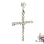 Prong Diamond Cross Crucifix 31169 - Image 2