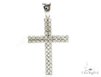 Prong Diamond Cross Crucifix 39273 - Image 1
