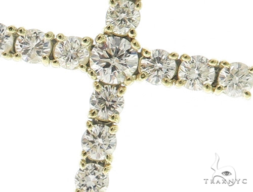Prong Diamond Cross Crucifix 49504 - Image 3