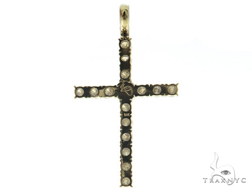 Prong Diamond Cross Crucifix 49504 - Image 4