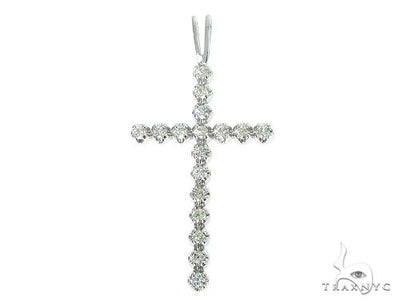 Prong Diamond Cross Crucifix 49454 - Image 1