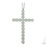 Prong Diamond Cross Crucifix 49454 - Image 3