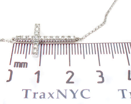 Prong Diamond Cross Crucifix Necklace 32010 - Image 10